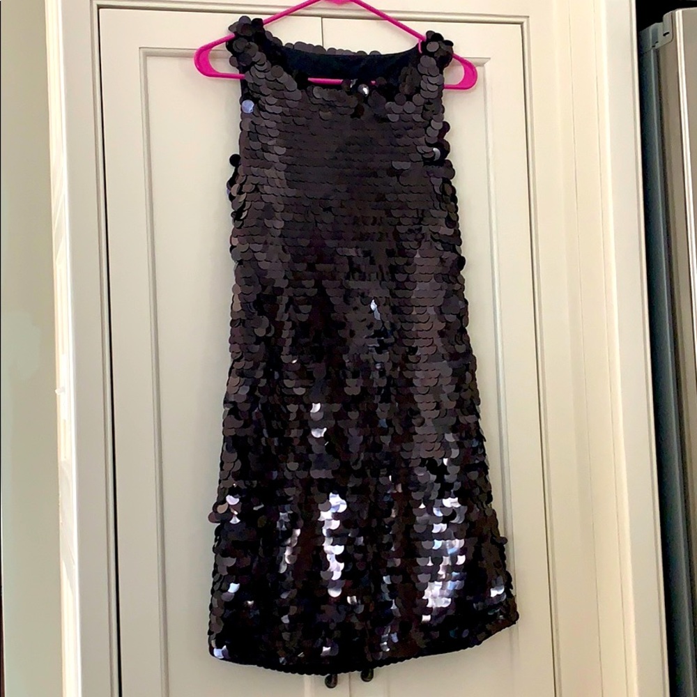 Fun black dress with sequence.